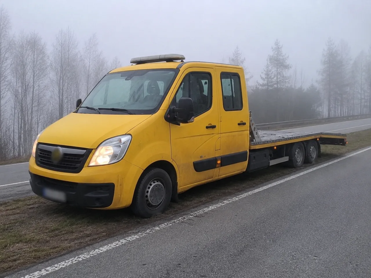 Laweta BANIK-HOL gotowa do wyjazdu – pomoc drogowa Łomża 24h