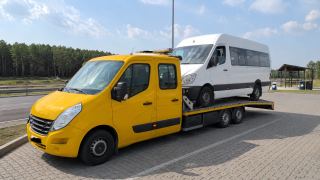 Transport minibusa na lawecie – Łomża